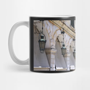 The Liston, Corfu Town, Corfu, Greece Mug